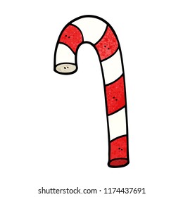 cartoon doodle xmas candy cane
