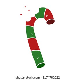 cartoon doodle xmas candy cane