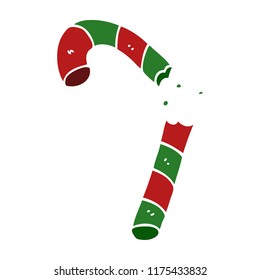 cartoon doodle xmas candy cane