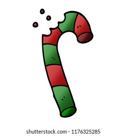 cartoon doodle xmas candy cane