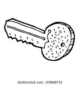 Cartoon Door Key Stock Vector (Royalty Free) 103868648