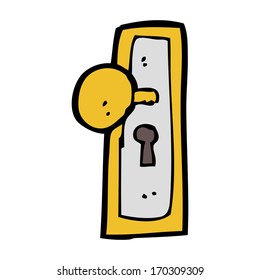 Cartoon-Türknopf
