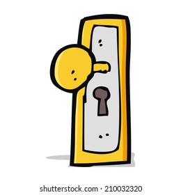 cartoon door knob