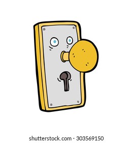 cartoon door knob