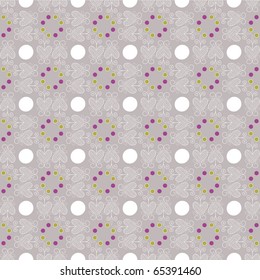 Cartoon dotted background