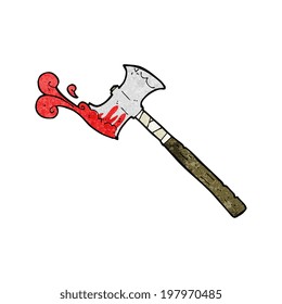 cartoon double sided axe