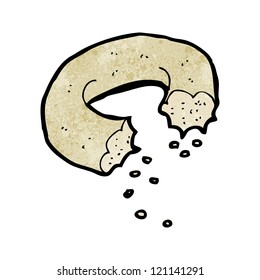 donut de caricatura