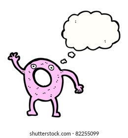 cartoon doughnut