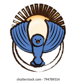 cartoon dove icon