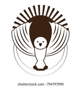 cartoon dove icon