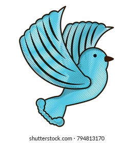 cartoon dove icon