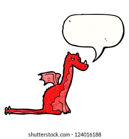 dragón de dibujos animados