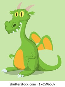 Dragón de dibujos animados