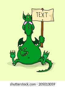 Cartoon dragon