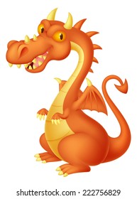 Cartoon dragon