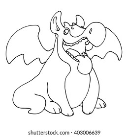 Cartoon dragon