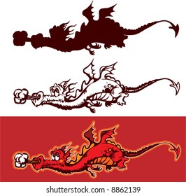 cartoon dragon