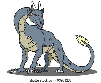 cartoon dragon thirteen
