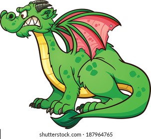 Lazy Purple Dragon Laying Down Vector Stock Vector (Royalty Free) 129995588