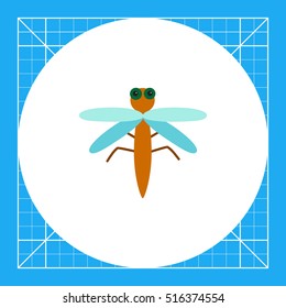 Cartoon dragonfly icon