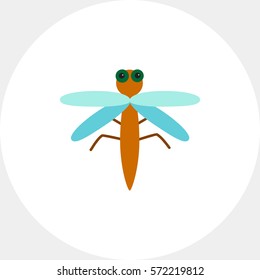 Cartoon dragonfly icon