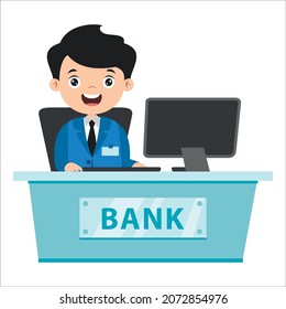 Cartoon Drawing Of A Banker