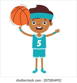 Cartoon Drawing Of A Basketball Player