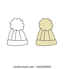 cartoon drawing of a beanie