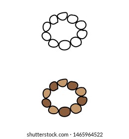 cartoon drawing of a bracelet