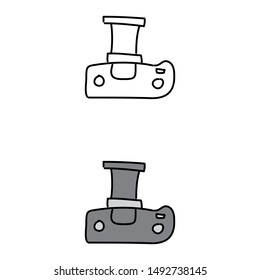 cartoon drawing of a camera