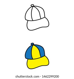 cartoon drawing of a cap