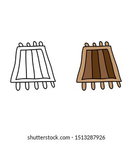 cartoon drawing of a carpet