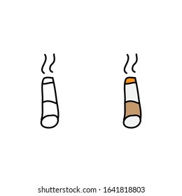 dibujo de un cigarrillo