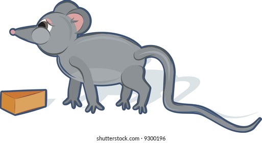 Cartoon drawing of a cute Rodent.