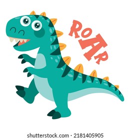 Cartoon Drawing Of A Dinosaur