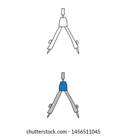 cartoon drawing of a divider