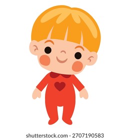Dibujo de dibujos animados de una muñeca