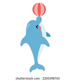 Cartoon Drawing Of A Dolphin