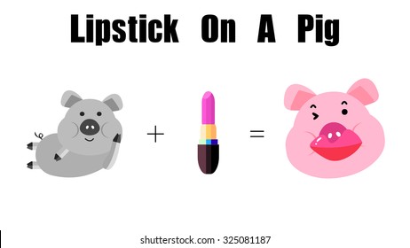 170 Pig With Lipstick Images, Stock Photos & Vectors | Shutterstock