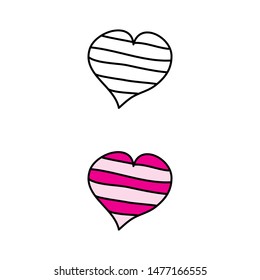 cartoon drawing of a heart