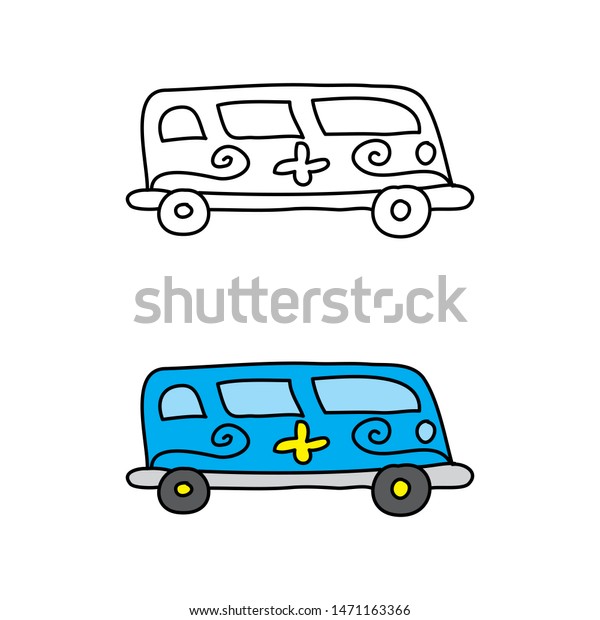 Images Of Cartoon Hippie Van Drawing