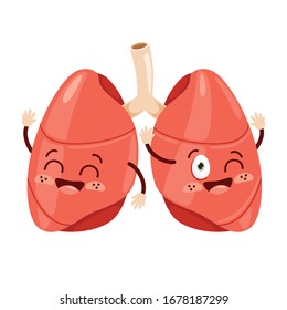 Cartoon Drawing Of Human Lungs