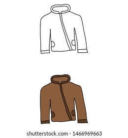 cartoon drawing jacket