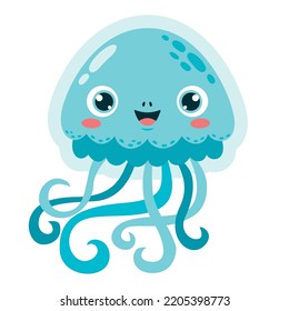 Cartoon Drawing Of A Jellyfish