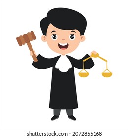 Cartoon Drawing Of A Judge