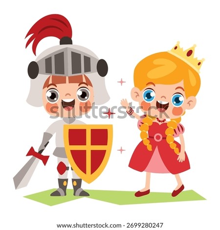 Cartoon Drawing Of A Knight