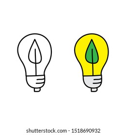 cartoon drawing of a lightbulb
