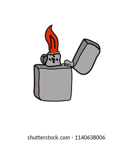 cartoon drawing lighters