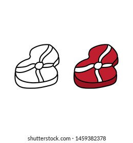 cartoon drawing of a meat slice