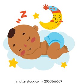 Cartoon Drawing Of A  Newborn Baby Character